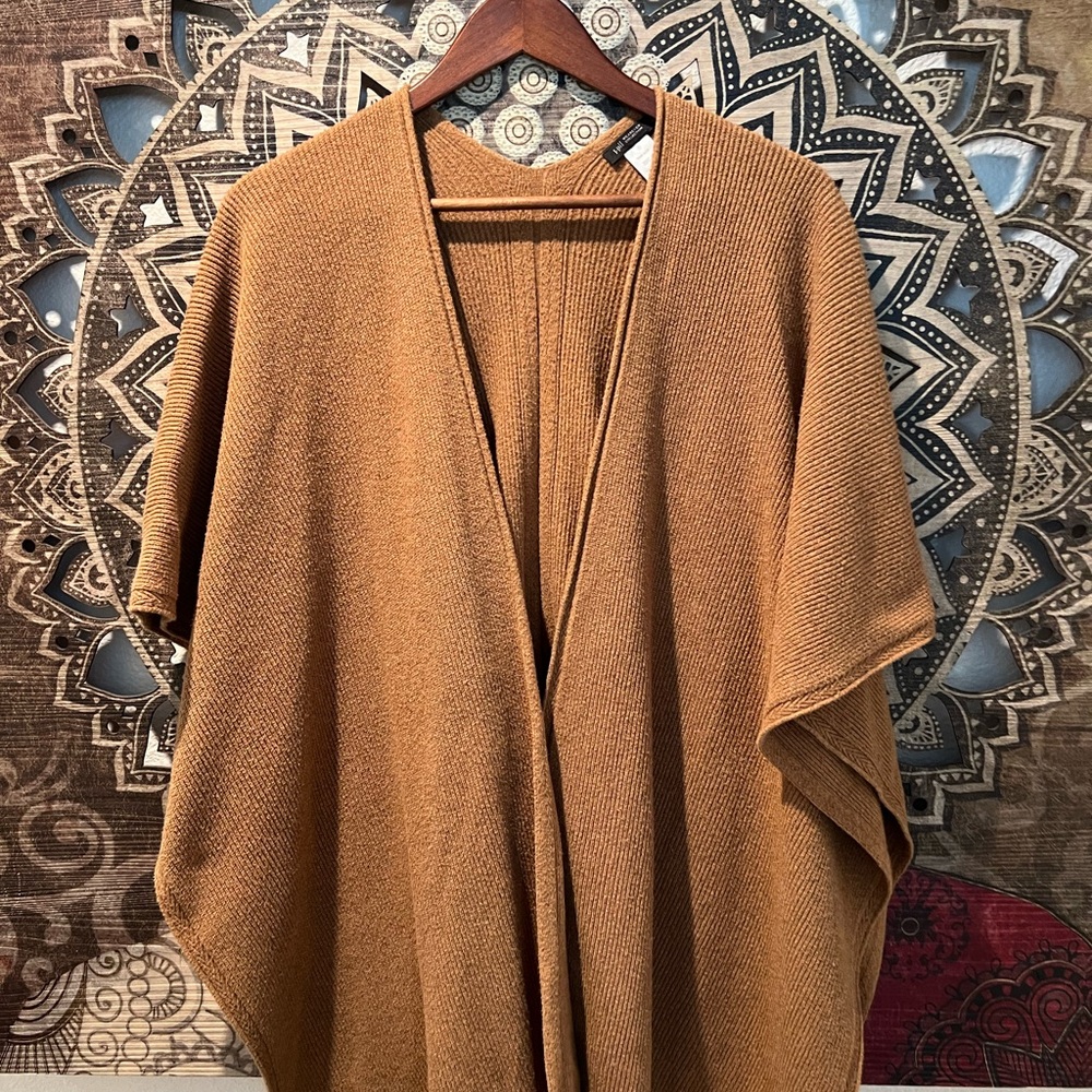J. Jill Wearever Collection Camel 🐪 Knit Wrap/Poncho